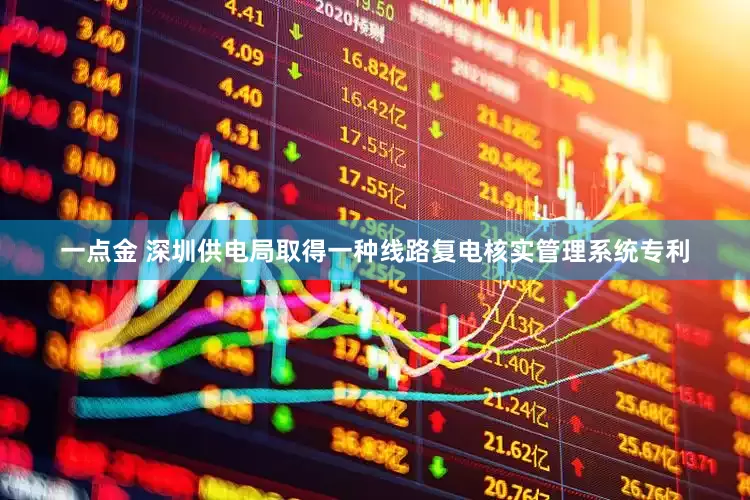 一点金 深圳供电局取得一种线路复电核实管理系统专利