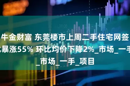 牛金财富 东莞楼市上周二手住宅网签量环比暴涨55% 环比均价下降2%_市场_一手_项目